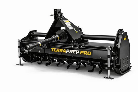 TerraPrep Pro Heavy-Duty Soil Tiller